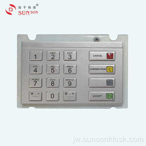 Waterproof Encryption PIN pad kanggo Vending Machine